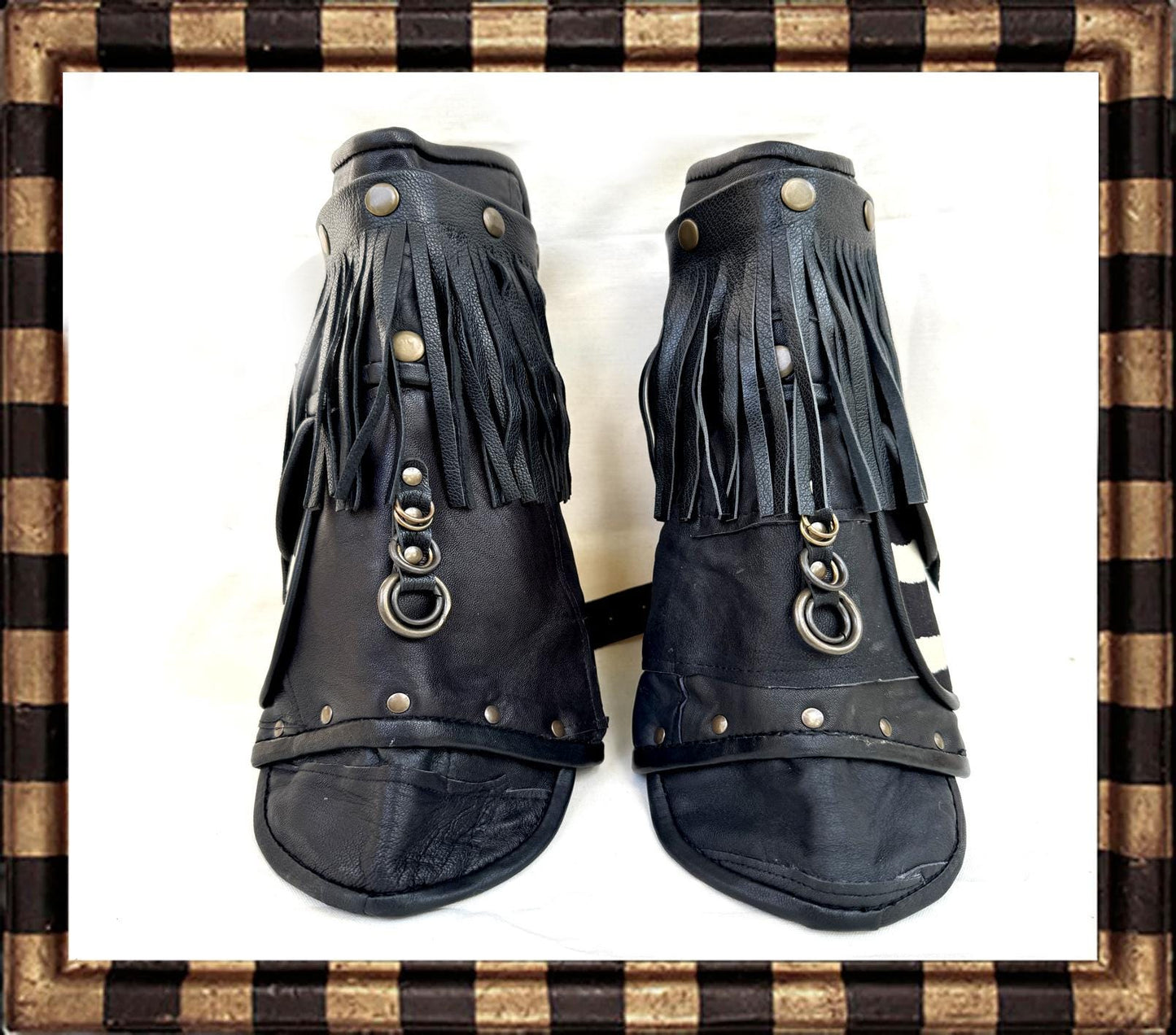 Fringe Boot Covers | Pockets · Western Steampunk Festival Biker Style · No.112