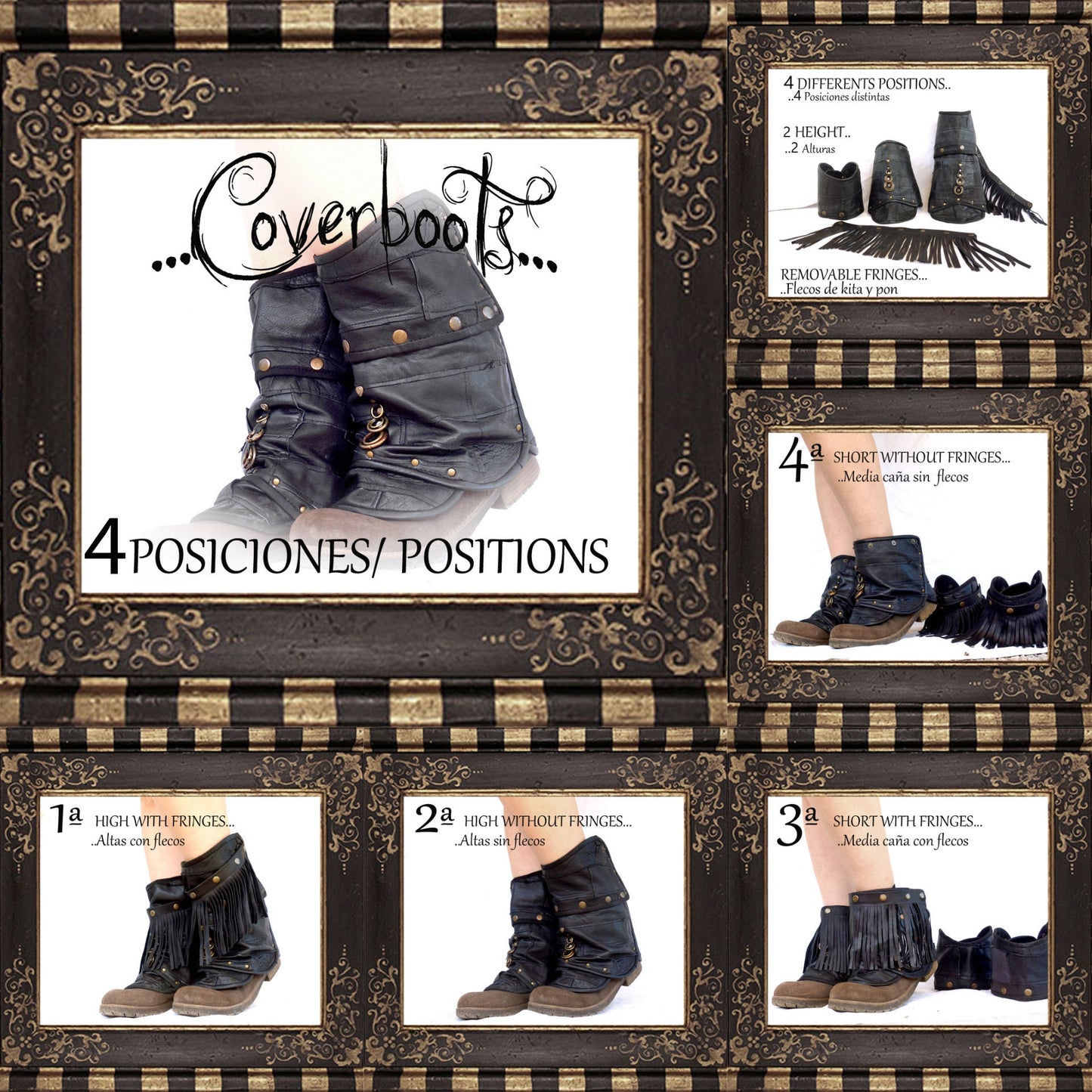 Fringe Boot Covers | Pockets · Western Steampunk Festival Biker Style · No.112
