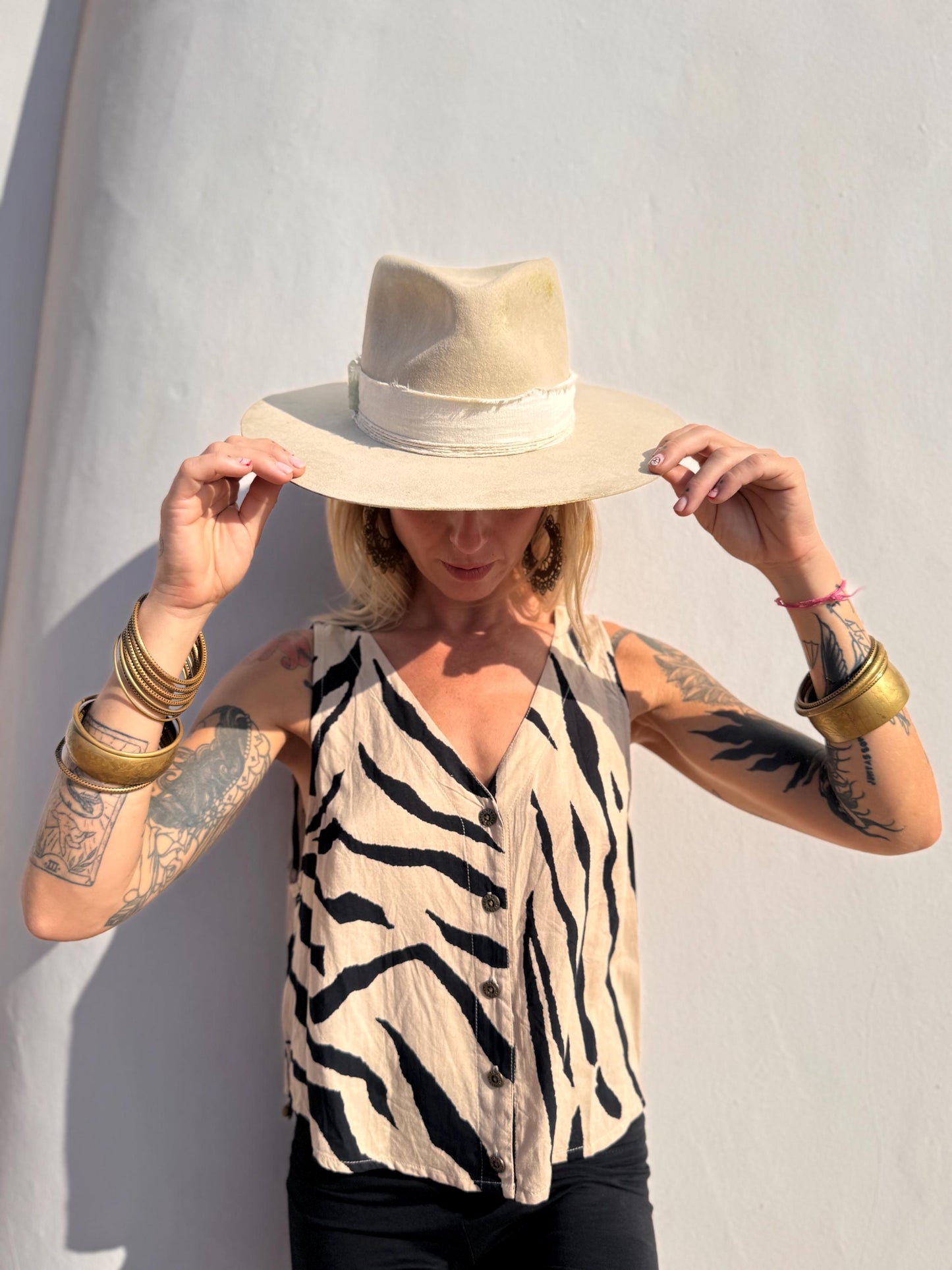 Open Back Rayon Blouse | Women's Boho Summer Top · Elegant Ibiza Style