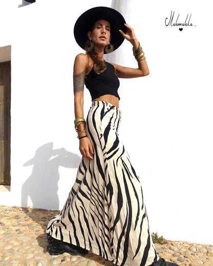 Falda maxi