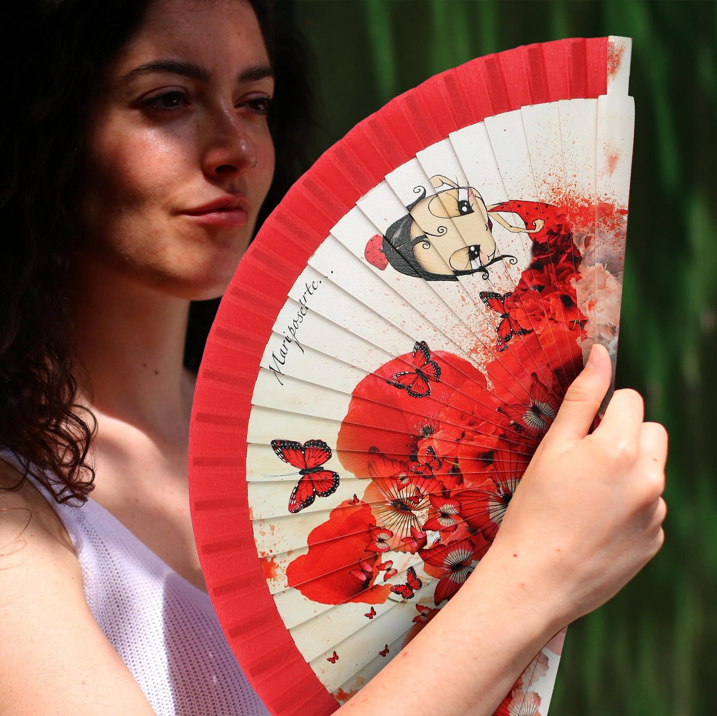 Malamalaka Handcrafted Wooden Fan | Artistic Designer Fan · Unique Gift for Women