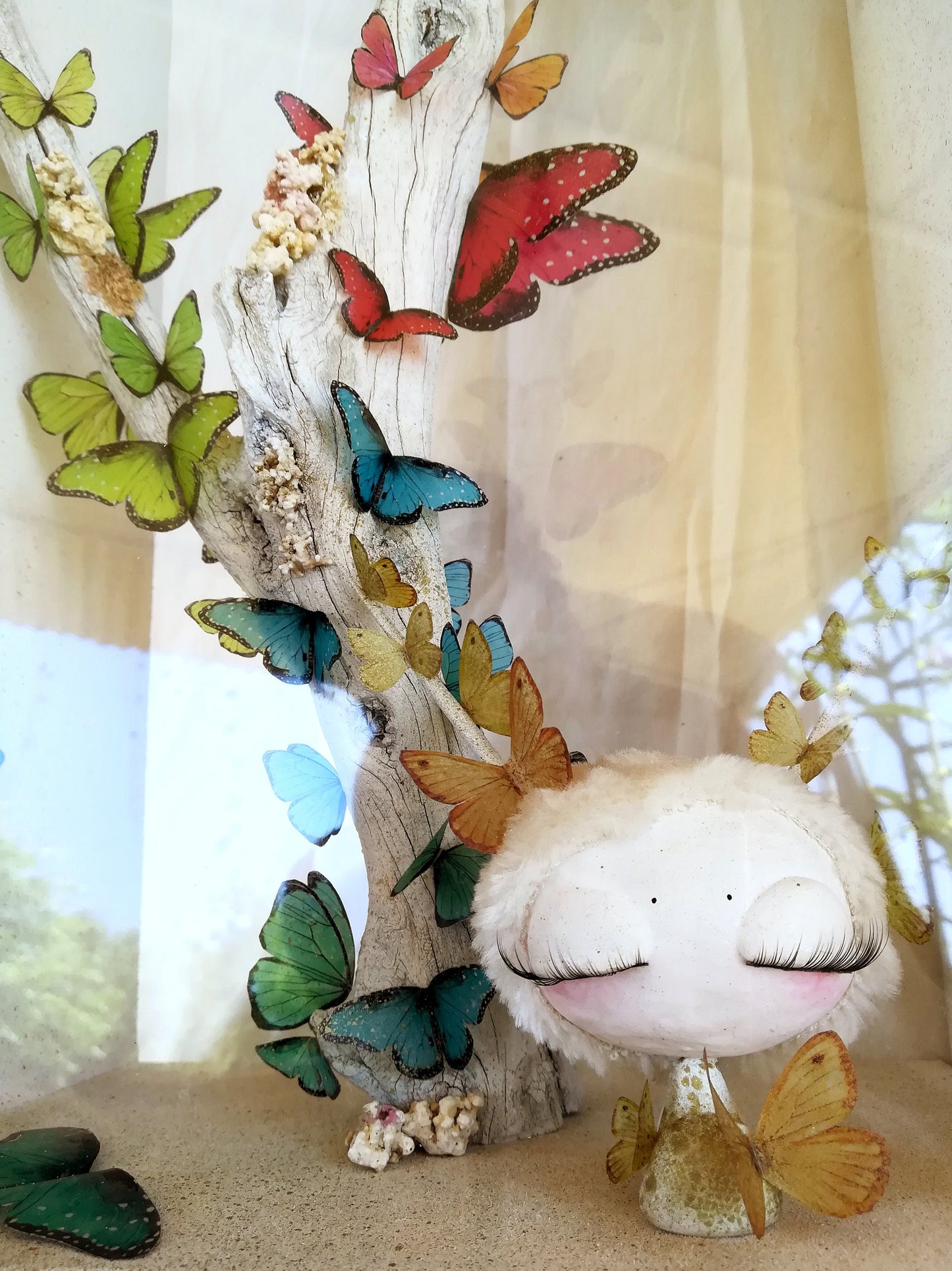 Minimundo Collectible Sculpture | Miniature Dollhouse Lamp · Unique Art Piece