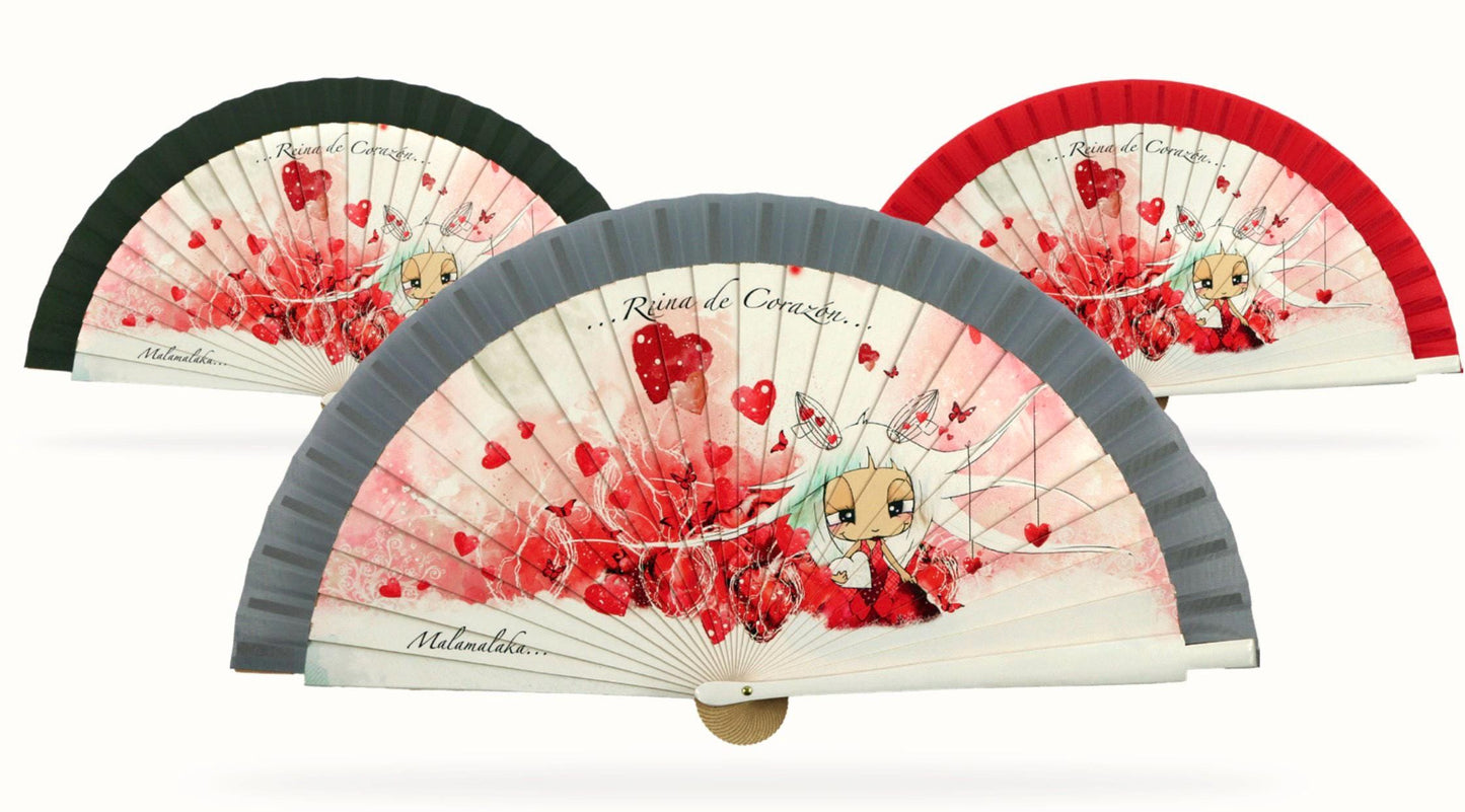 Malamalaka Handcrafted Wooden Fan | Artistic Designer Fan · Unique Gift for Women