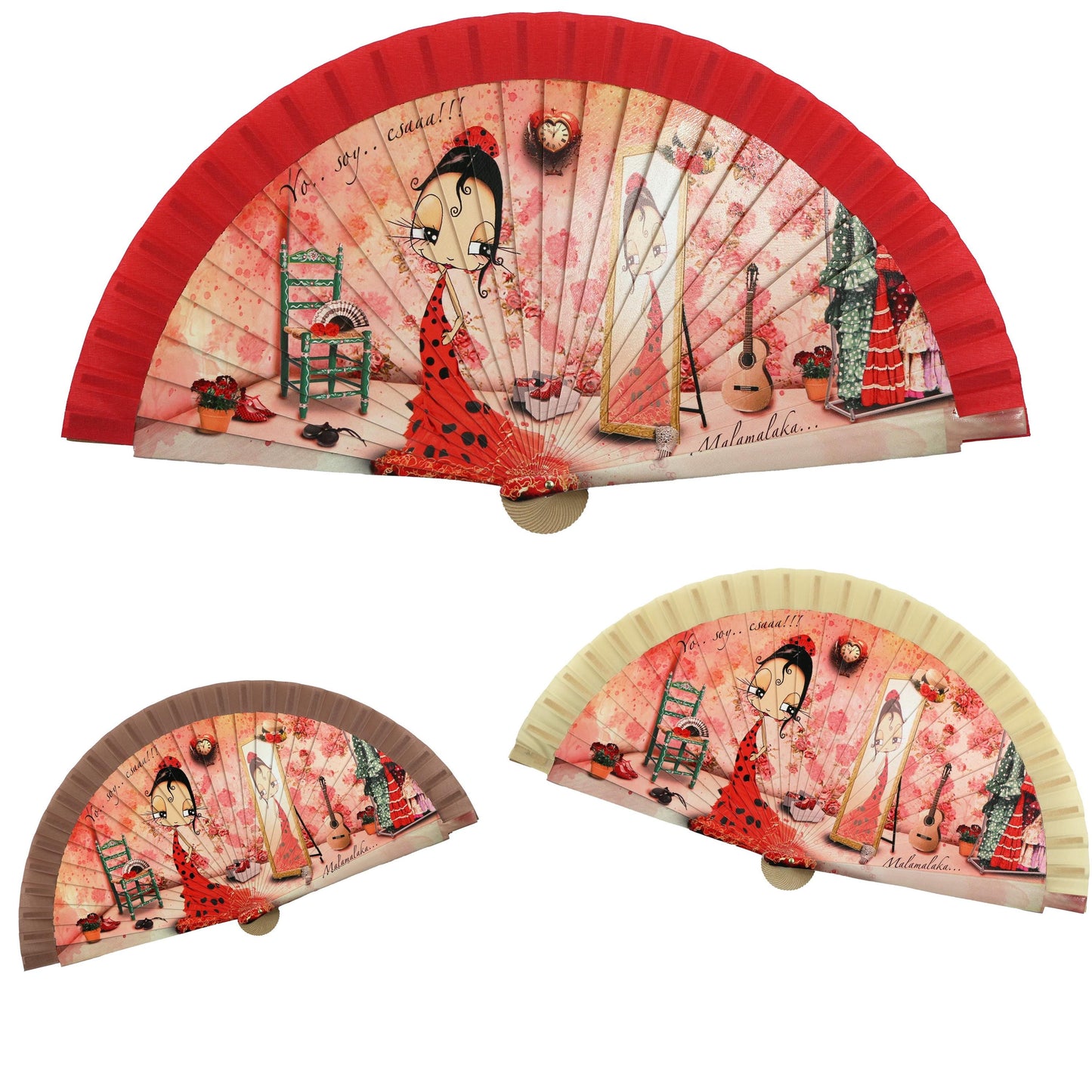 Malamalaka Handcrafted Wooden Fan | Artistic Designer Fan · Unique Gift for Women