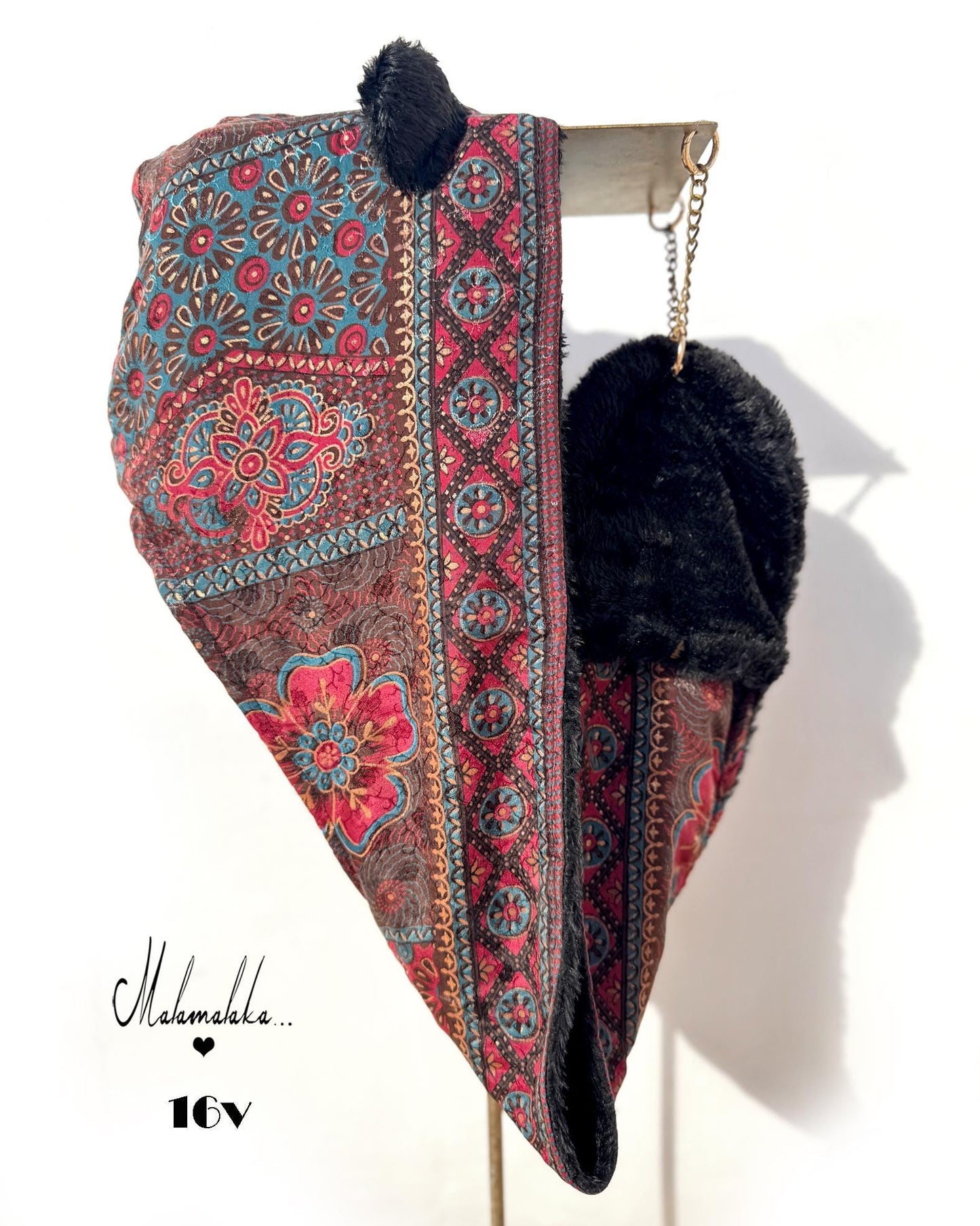 Animalakas Reversible Plush Hood | Unisex Festival Streetwear — One of a Kind