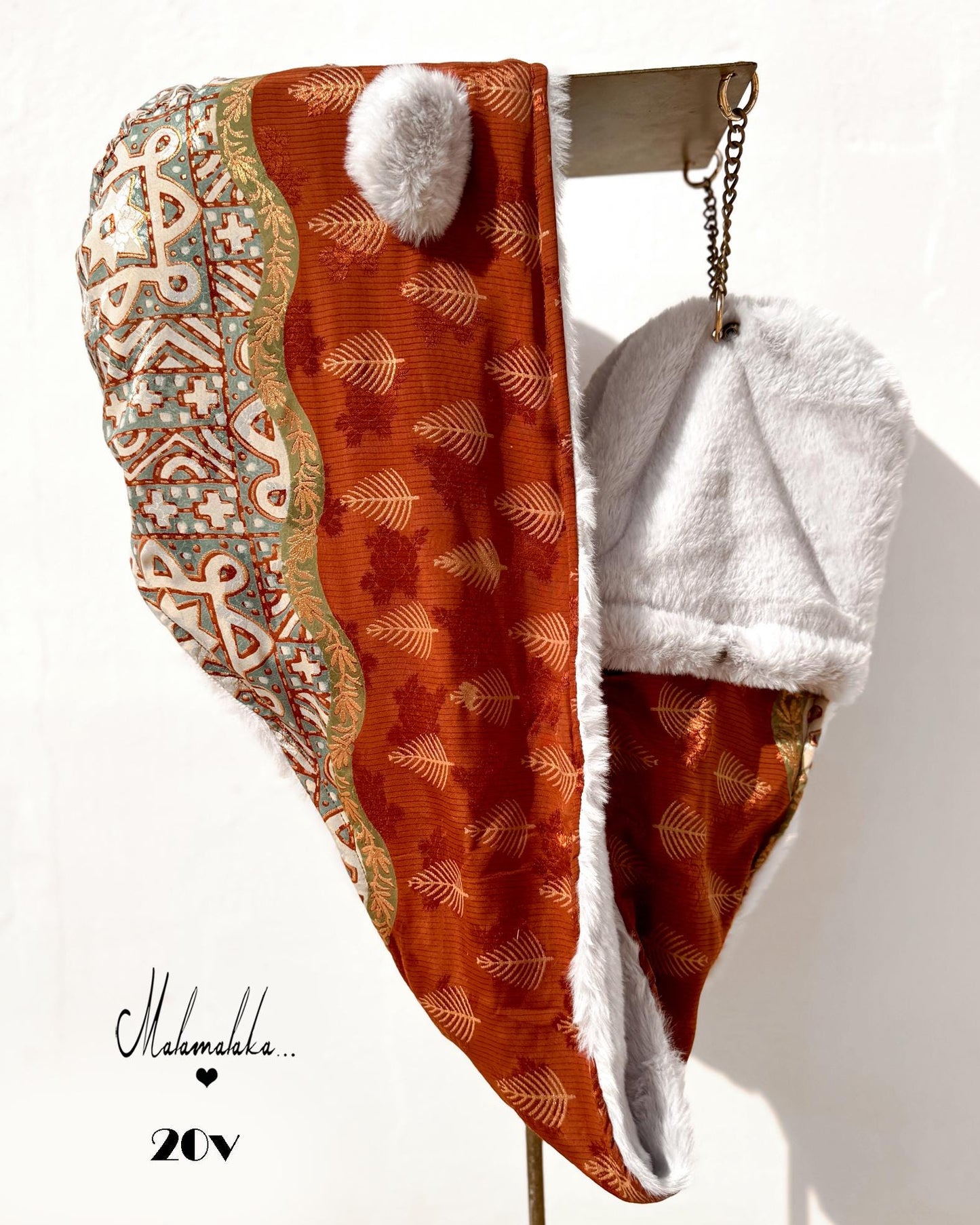 Animalakas Reversible Plush Hood | Unisex Festival Streetwear — One of a Kind