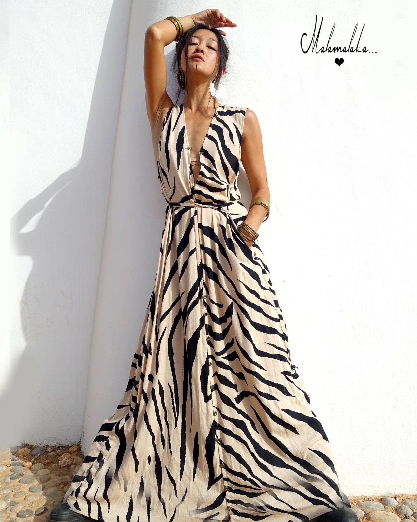 Transformable Mullet Skirt Maxi Dress | Backless Boho Party Dress · Elegant Ibiza Style