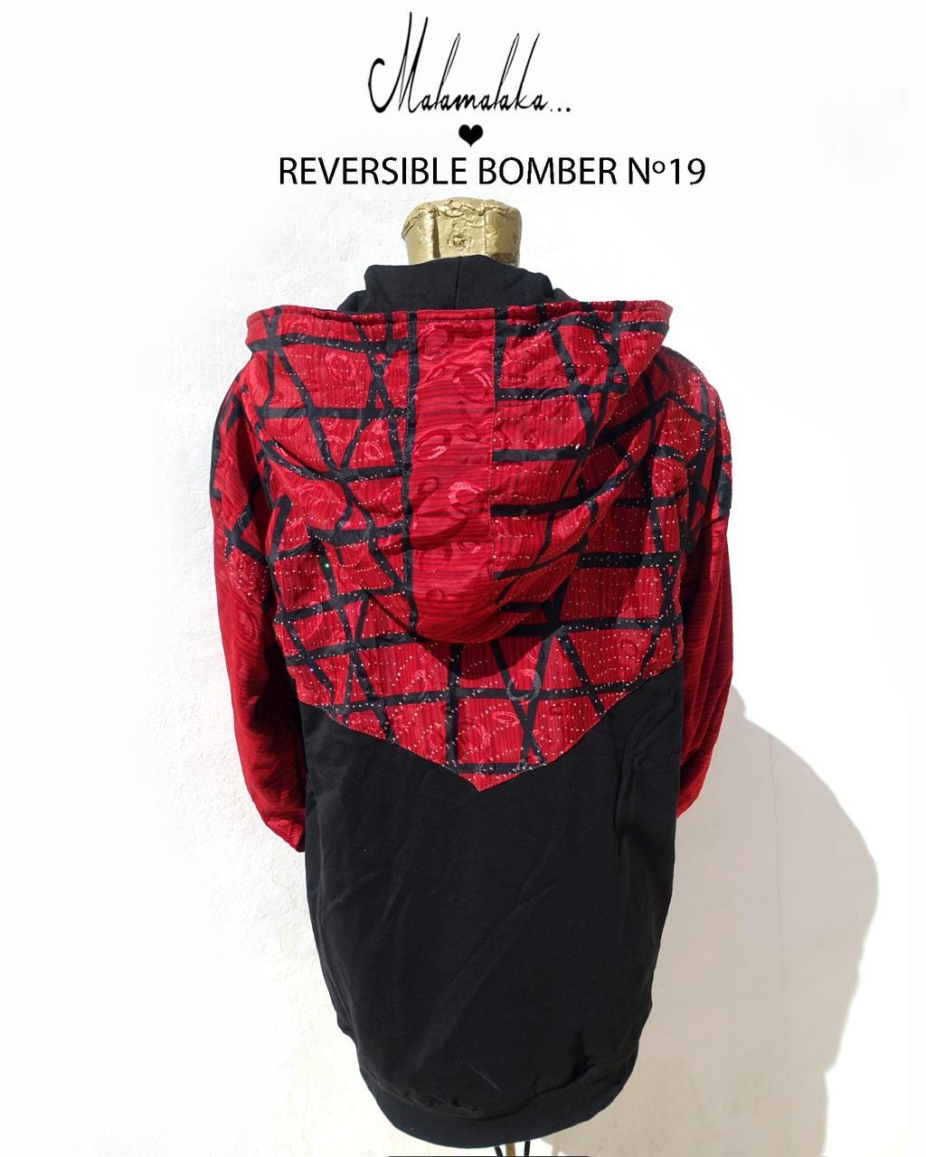 Longline Hoodie | Unique Piece · Size S/M · Vintage Hip Hop Trap Streetwear