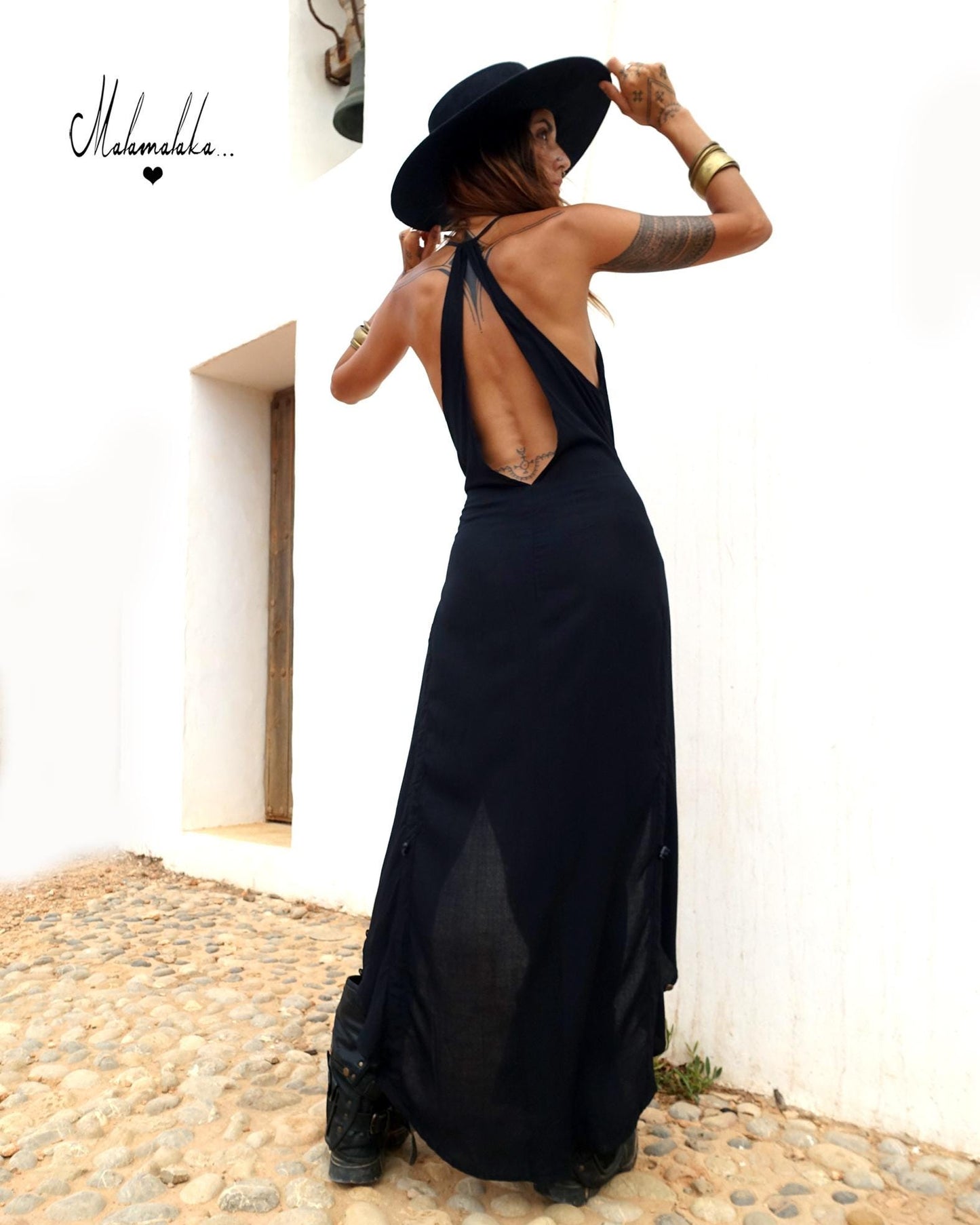 Transformable Mullet Maxi Dress | Backless Boho Party Dress · Elegant Ibiza Style