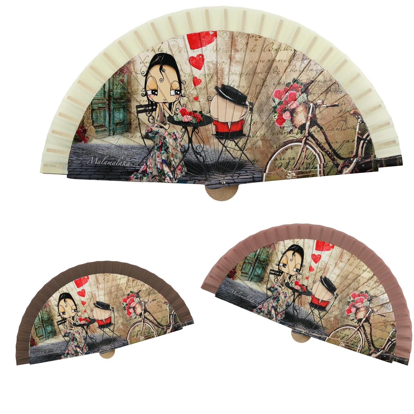 Malamalaka Handcrafted Wooden Fan | Artistic Designer Fan · Unique Gift for Women