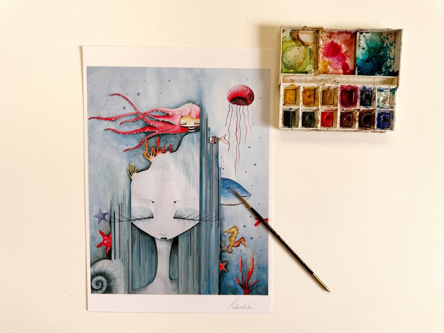 Giclée Art Print | Watercolour Illustration · Narrative Wall Art