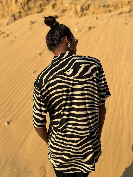Men's Bohemian Button-Up Shirt | Elegant Dress Shirt · Hawaiian Style