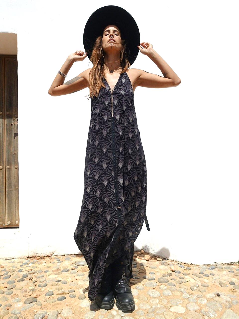 Transformable Mullet Maxi Dress | Backless Boho Party Dress · Elegant Ibiza Style