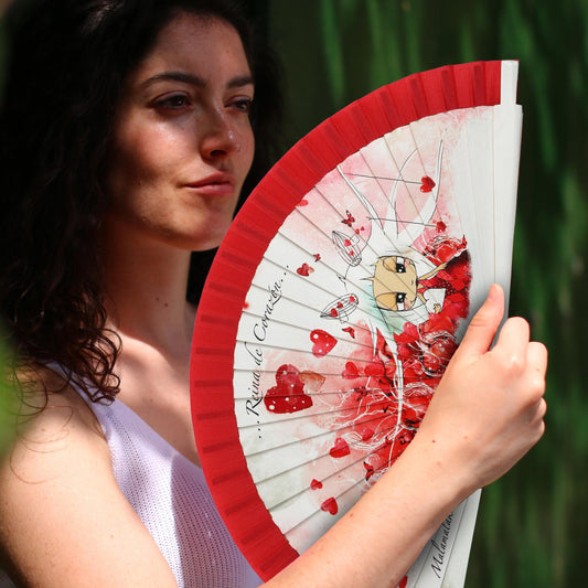 Malamalaka Handcrafted Wooden Fan | Artistic Designer Fan · Unique Gift for Women