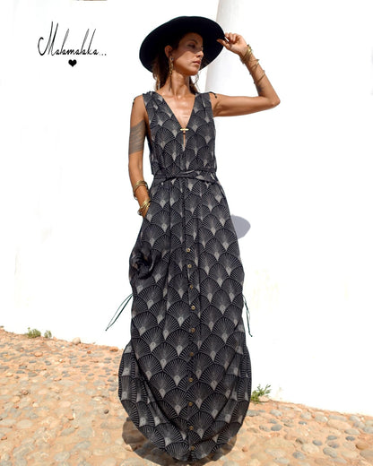 Falda maxi