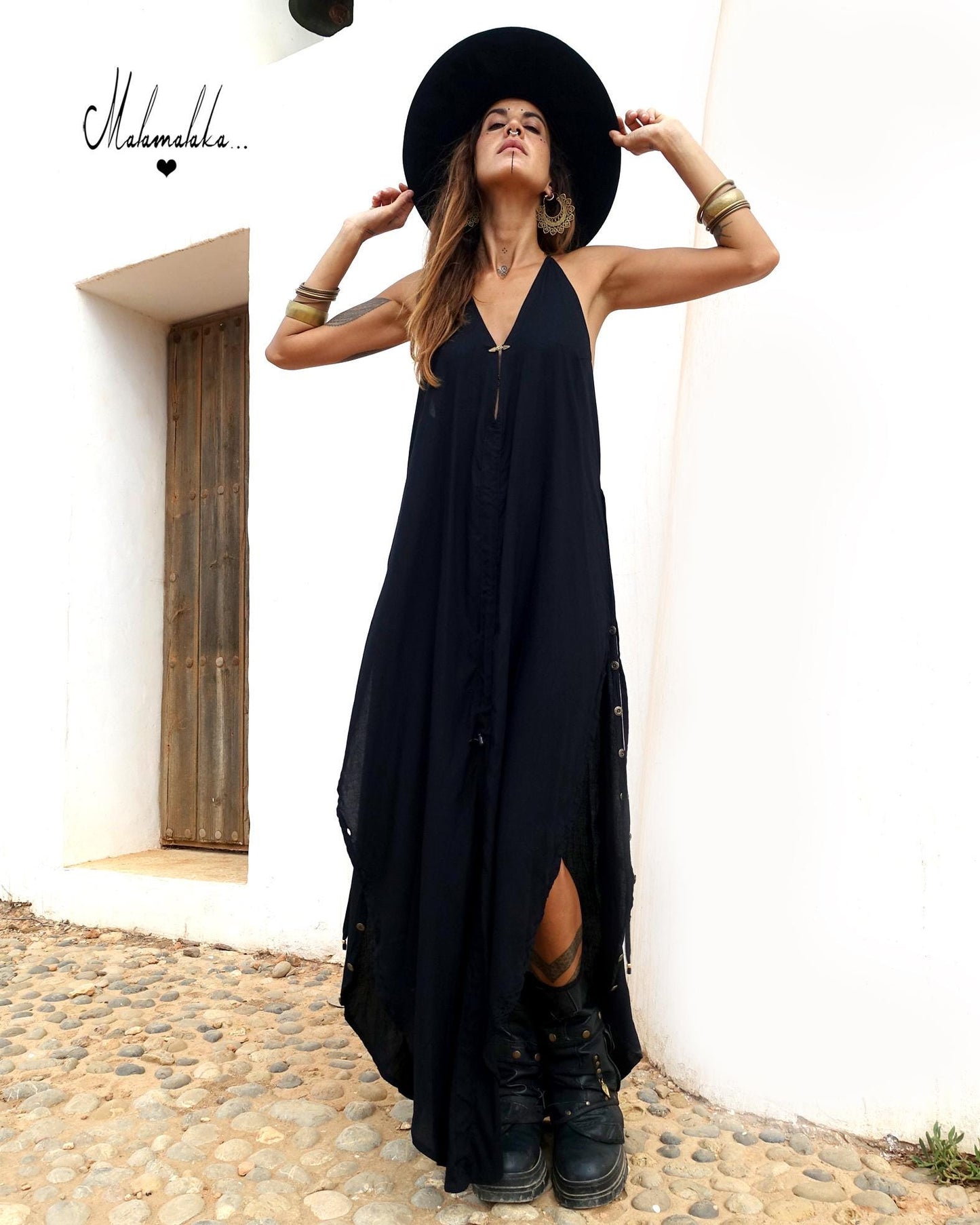 Transformable Mullet Maxi Dress | Backless Boho Party Dress · Elegant Ibiza Style