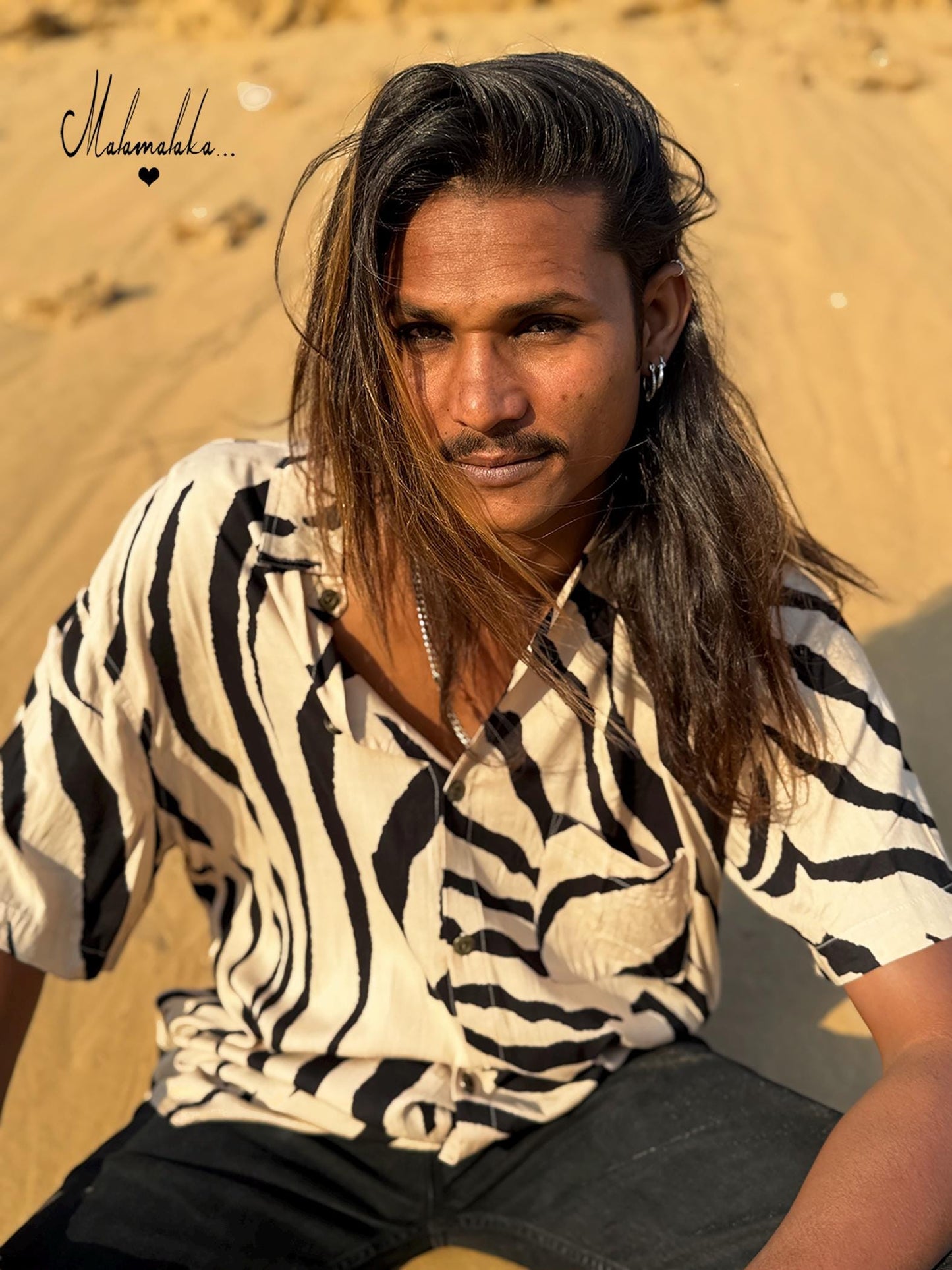 Men's Bohemian Button-Up Shirt | Elegant Dress Shirt · Hawaiian Style