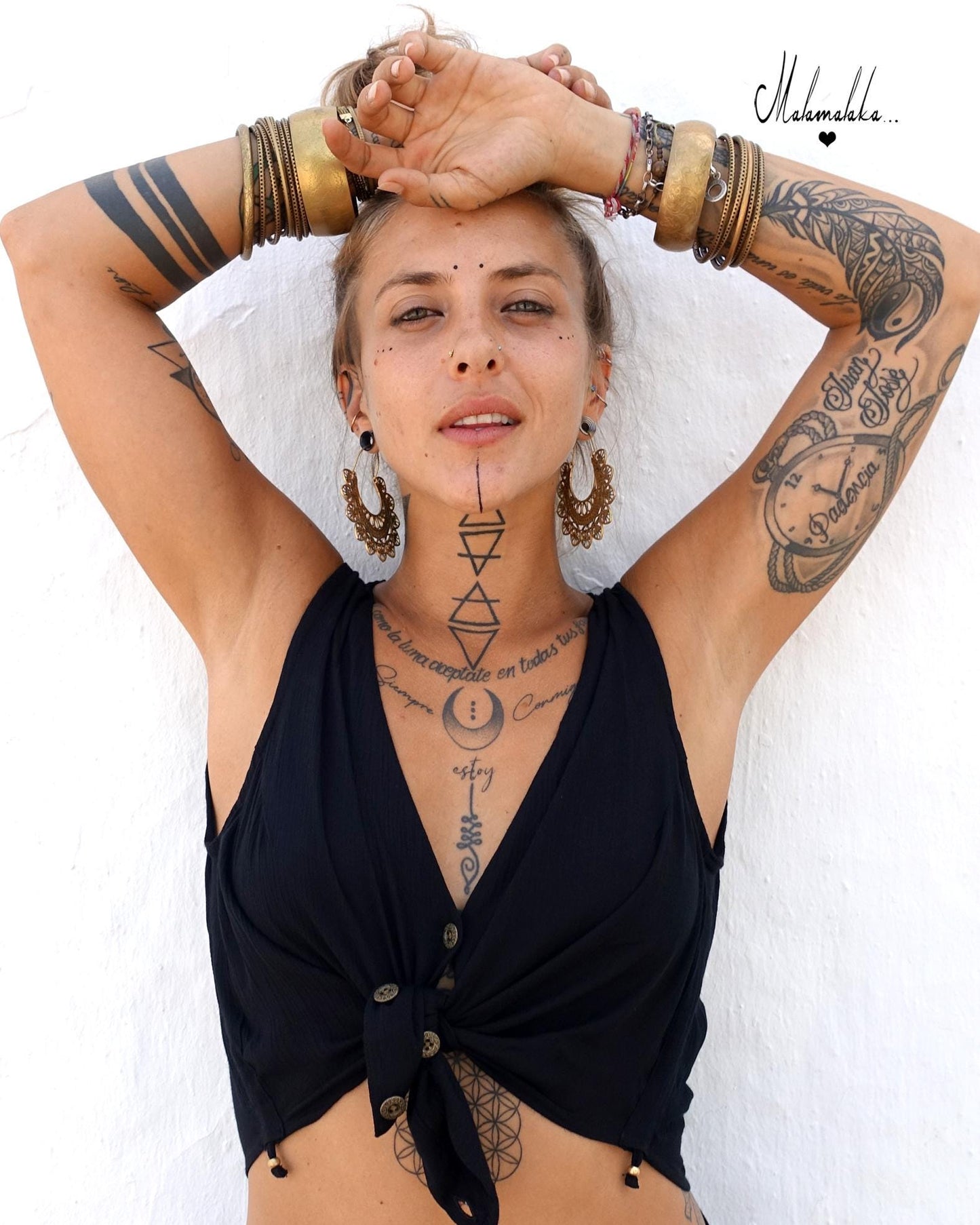 Open Back Rayon Blouse | Women's Boho Summer Top · Elegant Ibiza Style