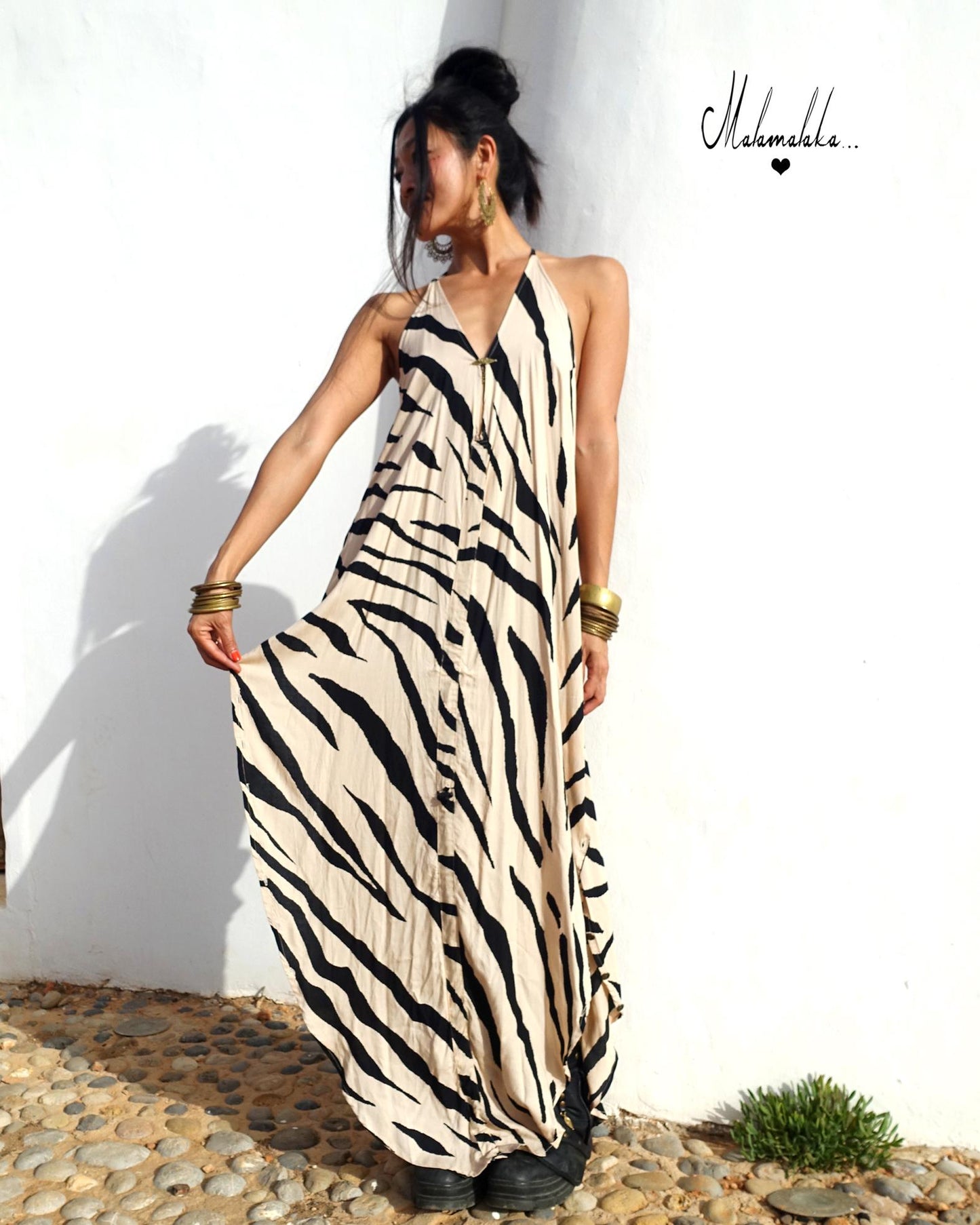 Transformable Mullet Maxi Dress | Backless Boho Party Dress · Elegant Ibiza Style