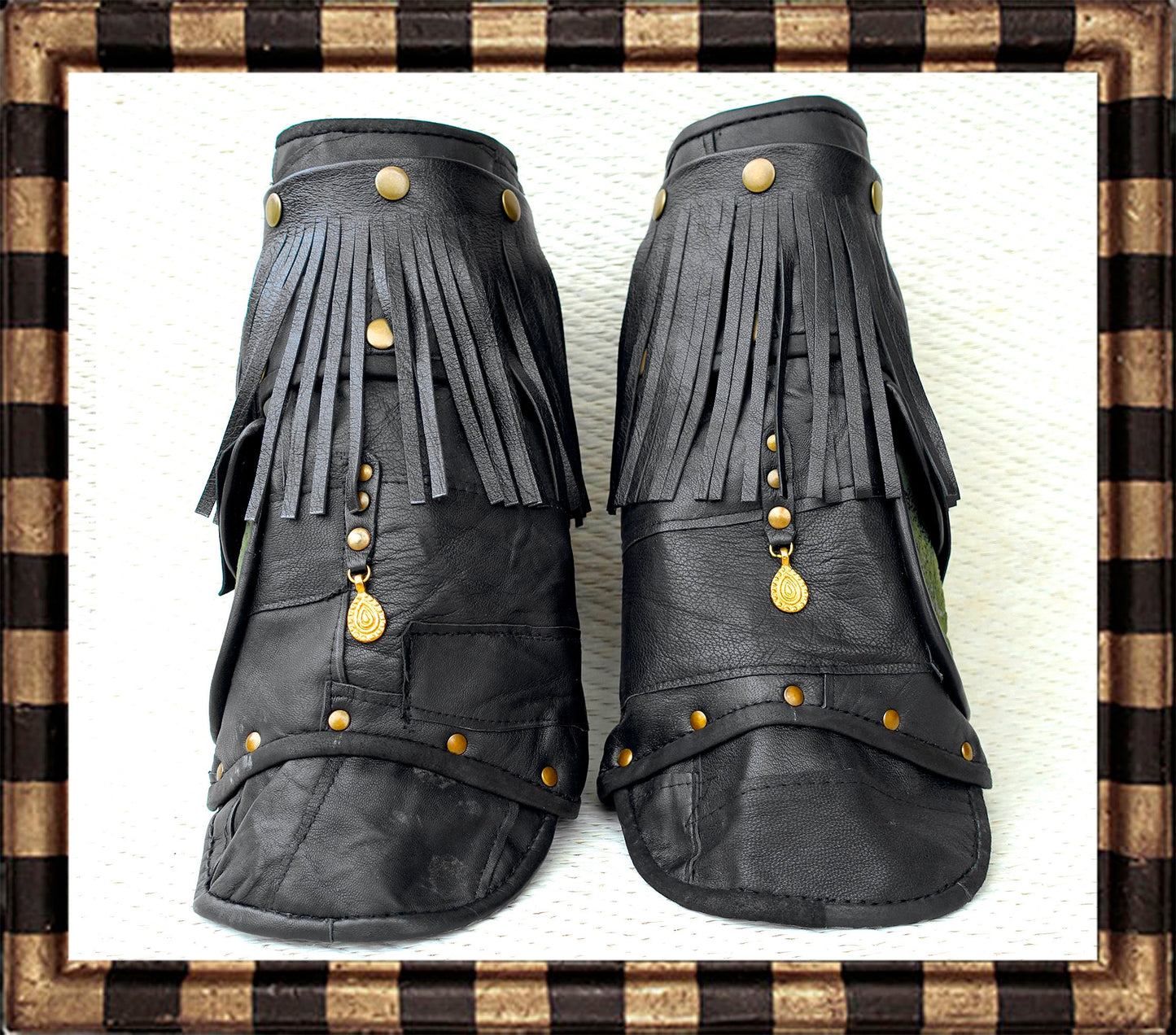 Fringe Boot Covers No.134 | Pockets · Western Steampunk Festival Biker Style