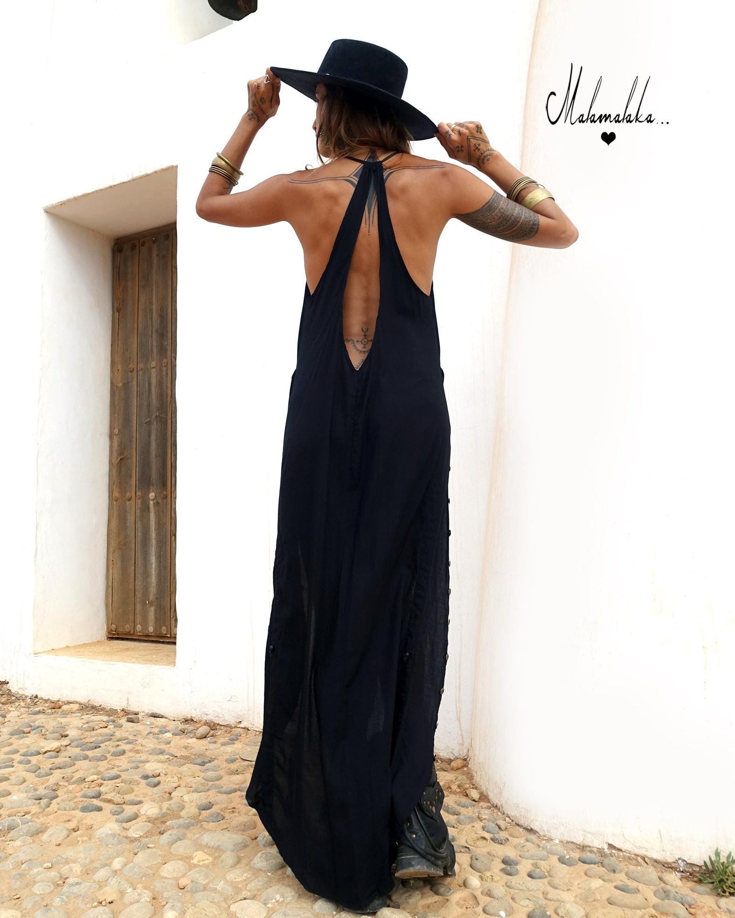 Transformable Mullet Maxi Dress | Backless Boho Party Dress · Elegant Ibiza Style