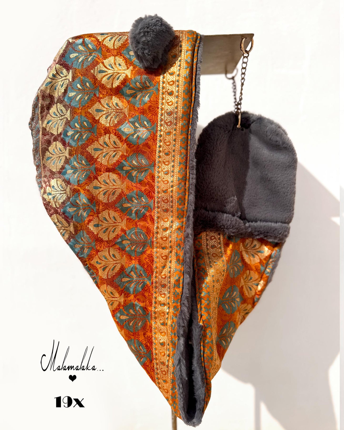 Animalakas Reversible Plush Hood | One-of-a-Kind Unisex Festival Streetwear