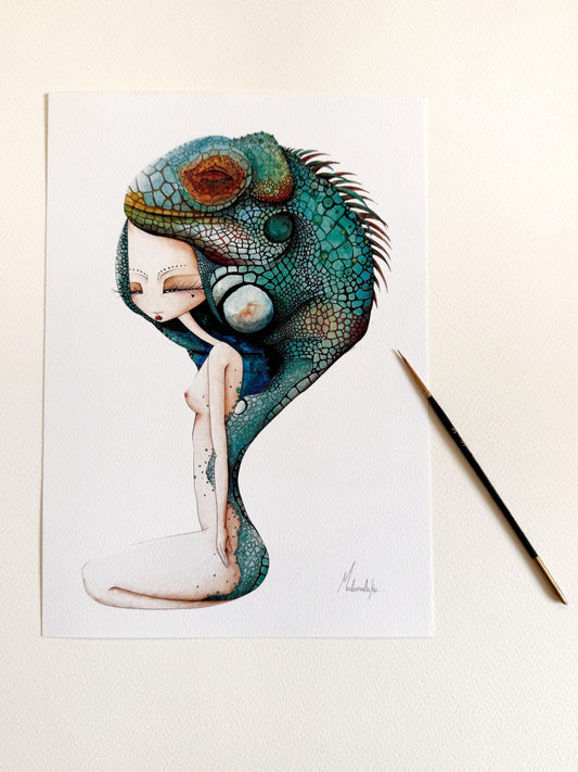 Giclée Art Print | Watercolour Illustration · Narrative Wall Art