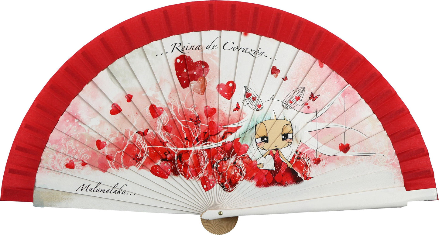 Malamalaka Handcrafted Wooden Fan | Artistic Designer Fan · Unique Gift for Women