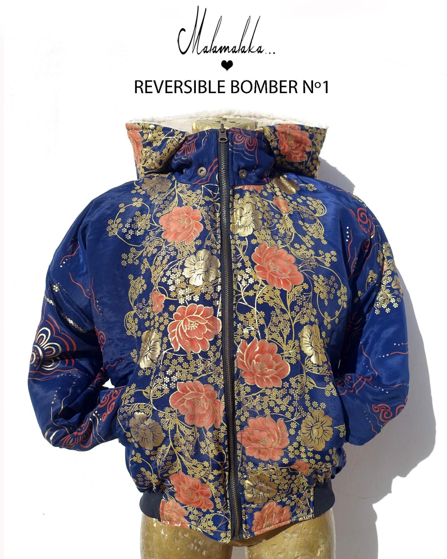 Reversible Plush Bomber Jacket | Detachable Hood · Size S · Unisex Festival Trap Streetwear