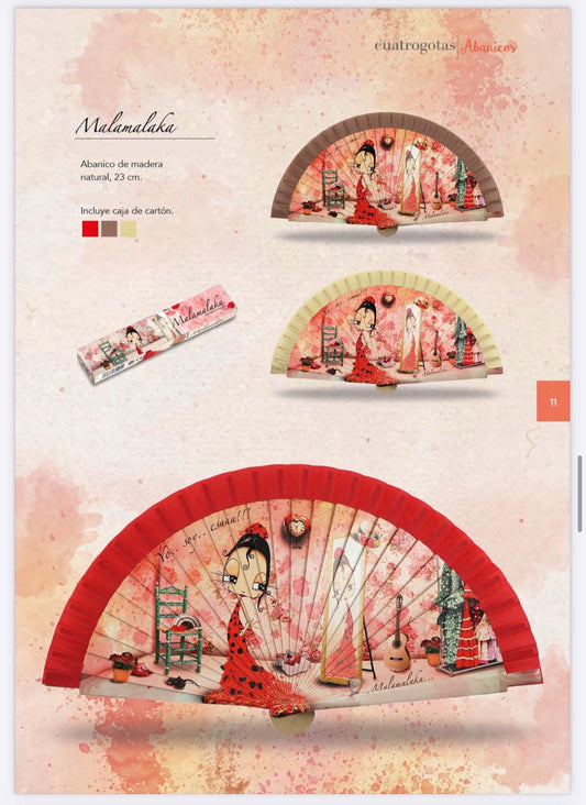 Malamalaka Handcrafted Wooden Fan | Artistic Designer Fan · Unique Gift for Women