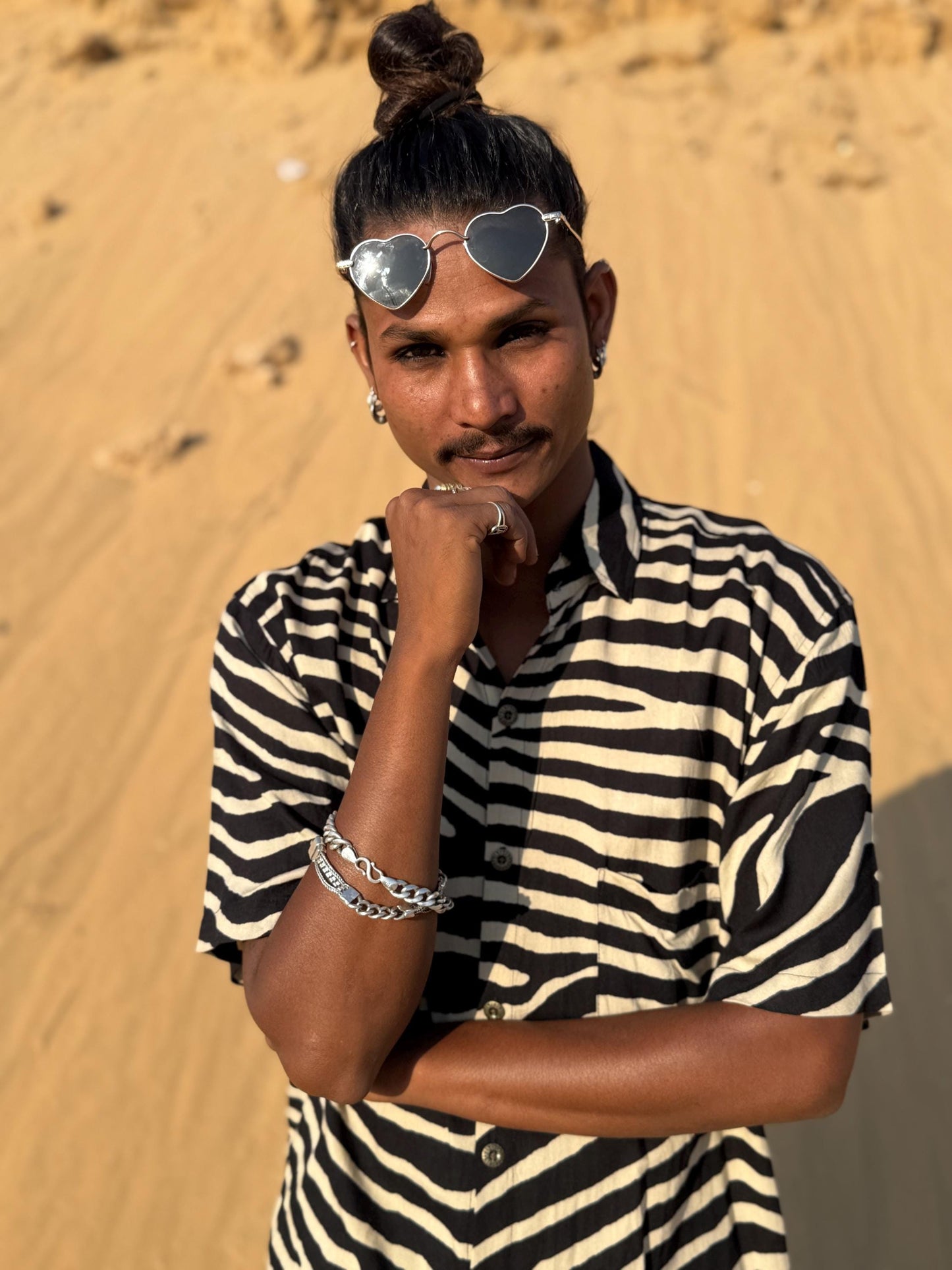 Men's Bohemian Button-Up Shirt | Elegant Dress Shirt · Hawaiian Style