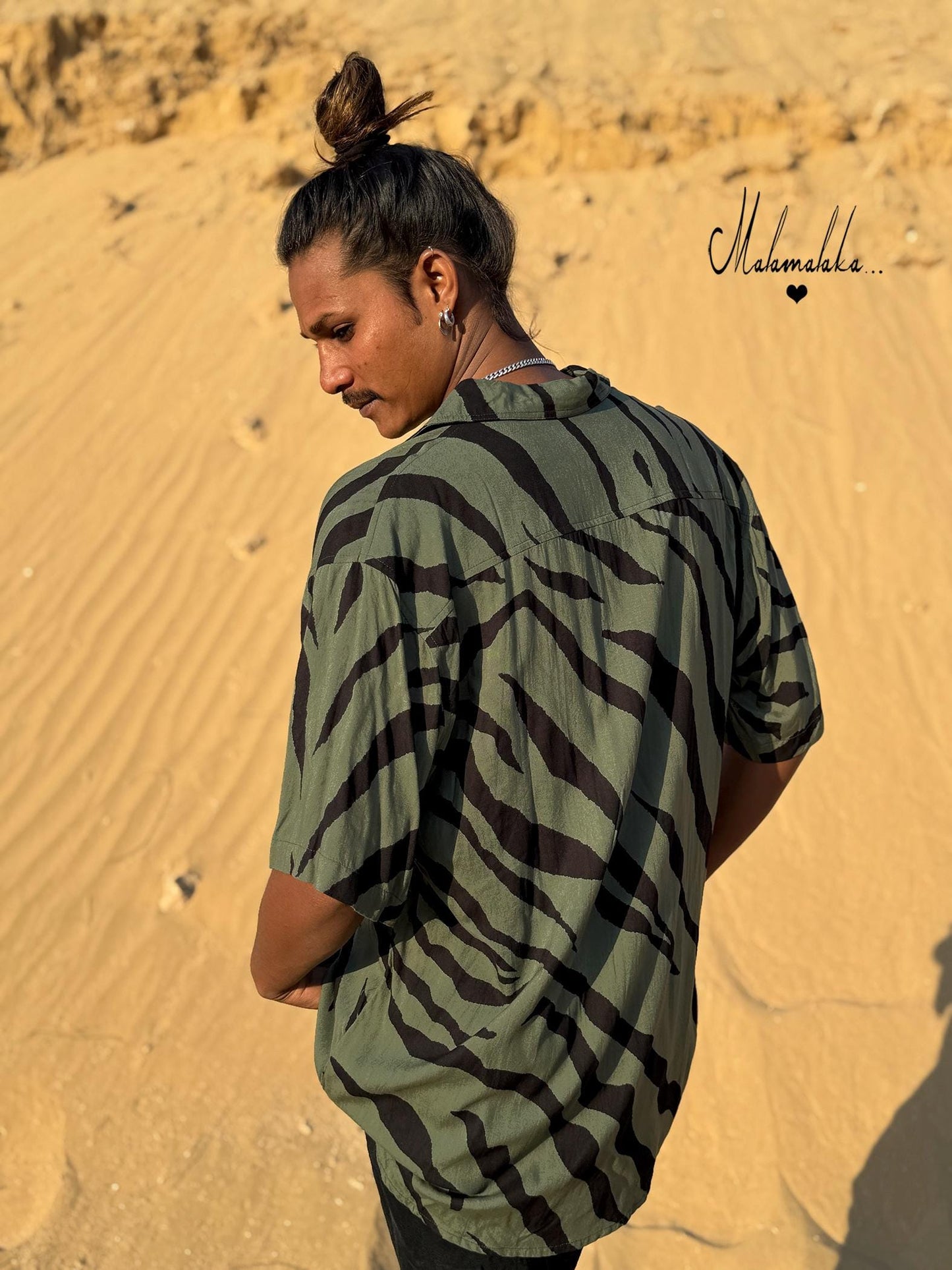 Men's Bohemian Button-Up Shirt | Elegant Dress Shirt · Hawaiian Style