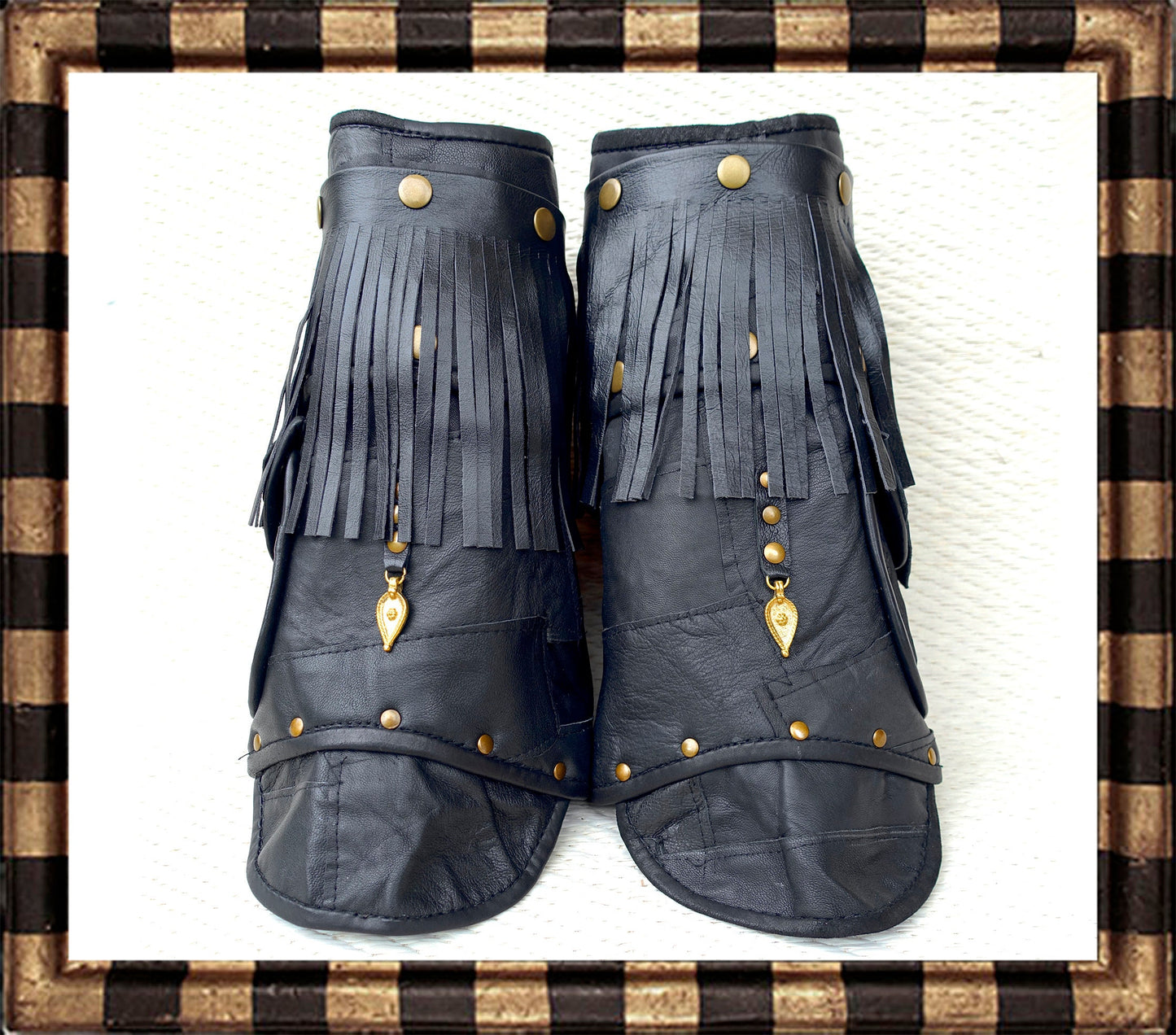 Fringe Boot Covers No.135 | Pockets · Western Steampunk Festival Biker Style