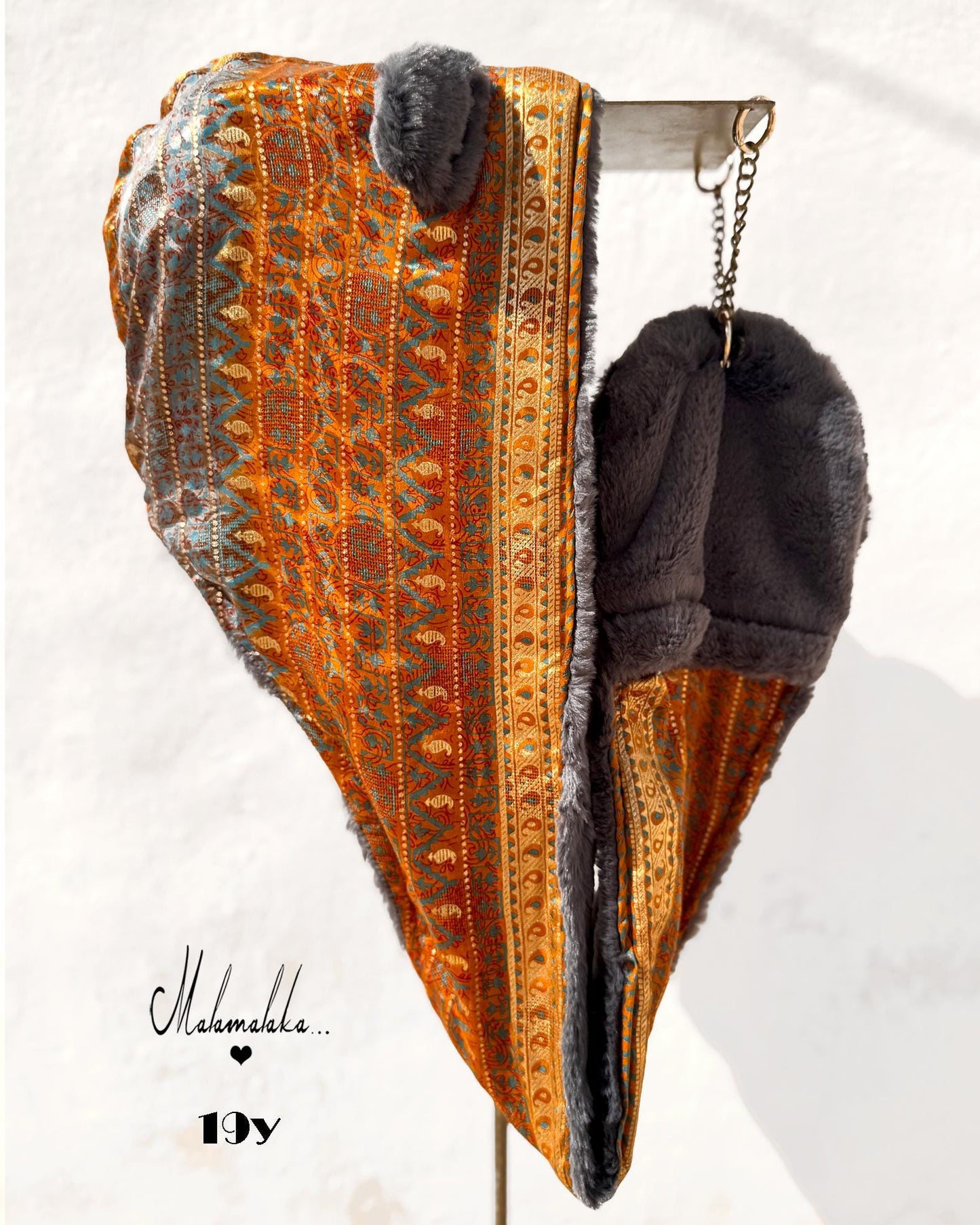 Animalakas Reversible Plush Hood | One-of-a-Kind Unisex Festival Streetwear