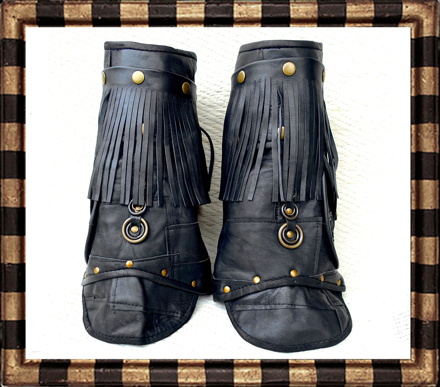 Fringe Boot Covers No.134 | Pockets · Western Steampunk Festival Biker Style